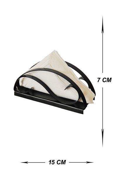 MG HOME Дизайнерска поставка за салфетки Bridge Black 56926