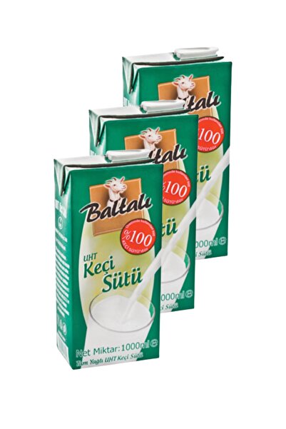 Baltalı 1000 ml Uht Keçi Sütü X 3 Adet