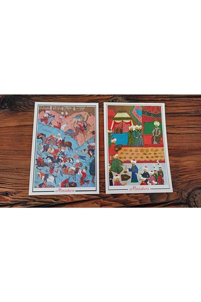 KESKİN COLOR Miniature Postcard Set of Two