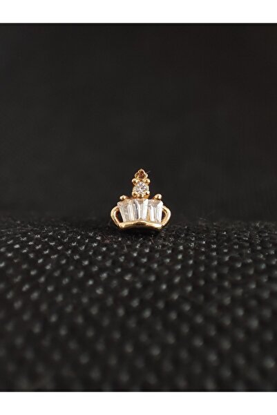 Araz piercing Cerrahi Çelik Zirkon Taşlı Alerji Yapmaz Kıkırdak Ve Tragus Içi...