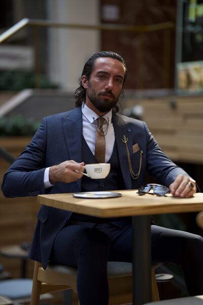 SARDINELLI Kırlangıç Yaka Özel Tasarım Takım Elbise