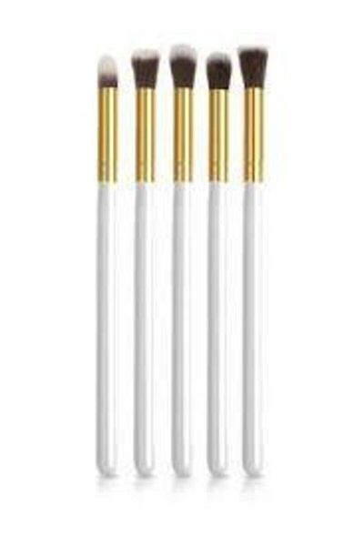 Makeuptime 5 Pieces Makeup Brush White Color