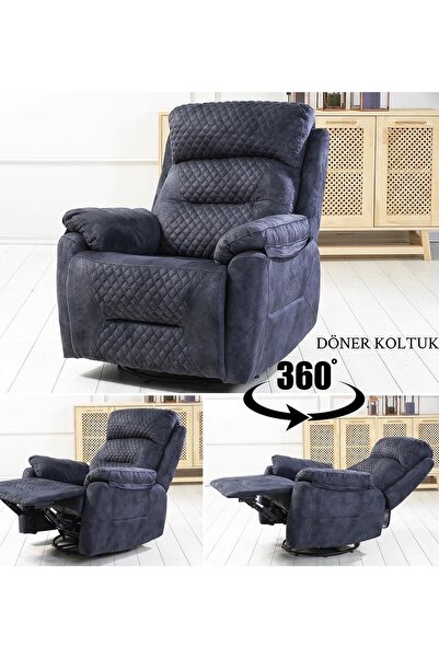 İZMİR ALİNDA MOBİLYA (ÜCRETSİZ TESLİMAT) Alinda Tv / Baba Koltuğu - Sallanan Dönen Yatan Uzanma Ve Dinlenme Koltuğu