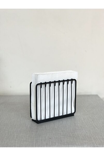 nevhas Demir Paslanmaz Masa Üstü Kare Peçetelik