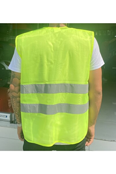 monero Motosiklet Reflektif Yelek Yeşil