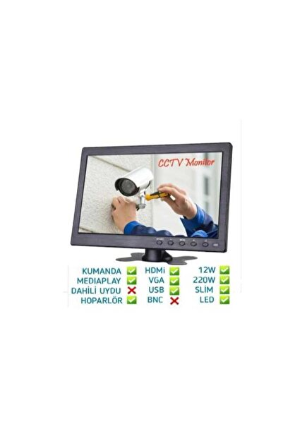 AUDİOMAX Mx-2010 10 Inc Vga Araç Monitörü