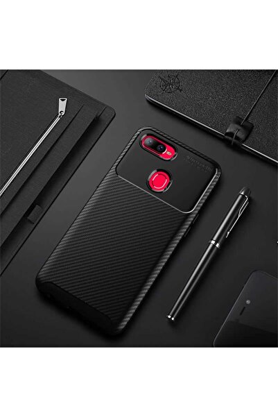 kılıffuarı جراب اوبو Ax7 بتصميم كربوني غطاء سيليكون نيغرو