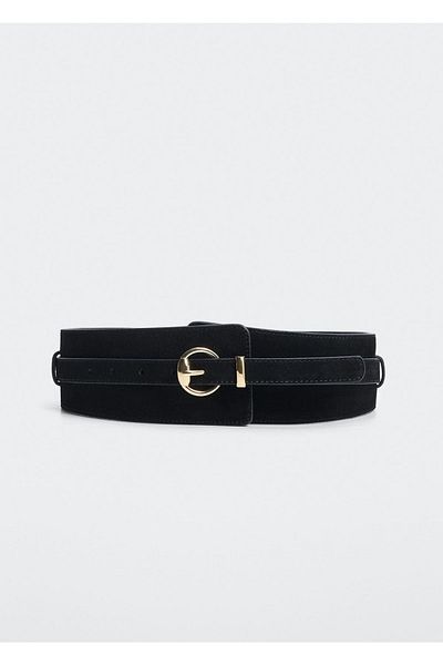 MANGO Woman Leather Girdle Belt