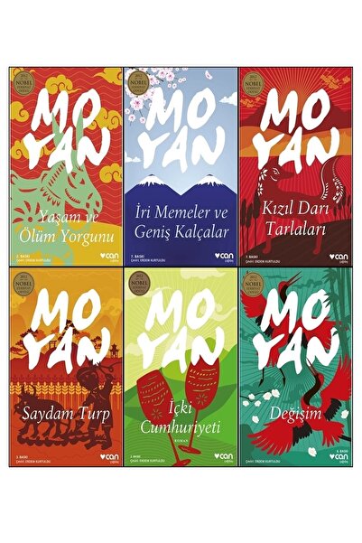 Can Yayınları Nobel Ödüllü Yazarlar 7: Mo Yan 6 Kitap (iri Memeler Ve Geniş K...
