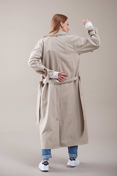 SahraAfra Ruby Oversize Trençkot
