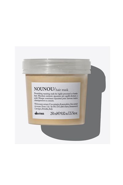 Davines Nounou Nourishing - 250 ml Natural Hair Mask for Damaged and Dry Hair
