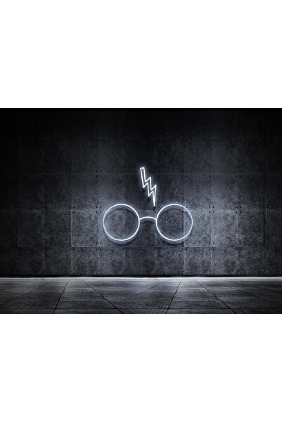 SMİLE CONCEPT Harry Potter Neon Led Dekoratif Duvar Yazısı Tabelası Aydınlatm...