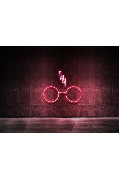 SMİLE CONCEPT Harry Potter Neon Led Dekoratif Duvar Yazısı Tabelası Aydınlatm...