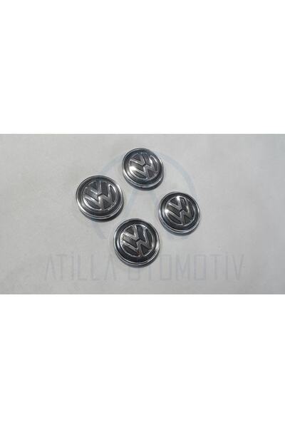 Fabrikasyon 4 X Volkswagen Golf Mk7 5g 2013-2020 Uyumlu Çelik Jant Göbek Seti...