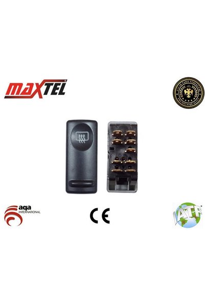ACHR RENAULT 19 / R19 / ARKA CAM REZISTANS ANAHTARI 9 PIN - 7700817338-CK uyumlu