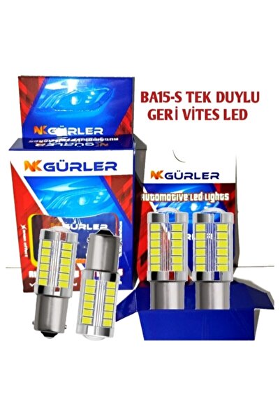 gürlerotoaksesuar 93 P21w Geri Vites Ledi Stop Sinyal Led Ampul 12v Mercekli ...