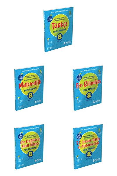Muba Yayınları Lgs 8. Sınıf Türkçe + Matematik+fen Bilimleri+inkılap Tarihi V...