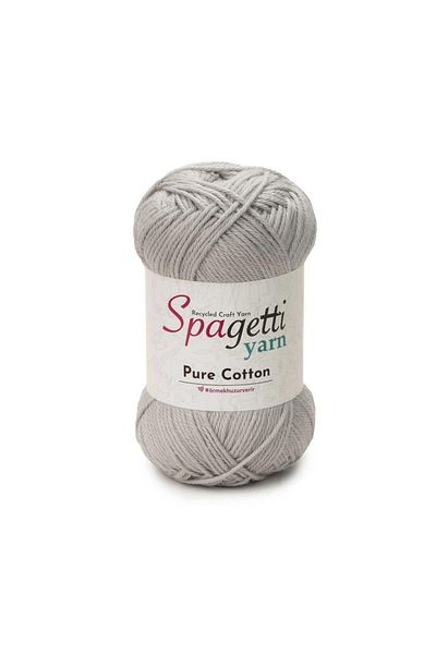 Spagettiyarn Πλεκτό νήμα από καθαρό βαμβακερό γκρι