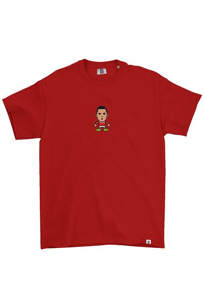 Sekiz Numara Cristiano Ronaldo Miniature Figure T-Shirt