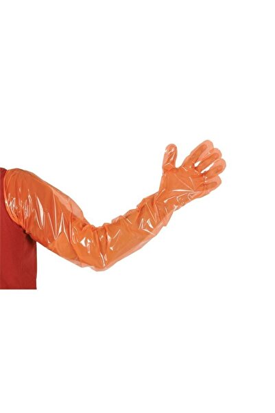 Medicalx Turuncu Rektal Veteriner Tohum Eldiveni 80 Cm 50 Adet