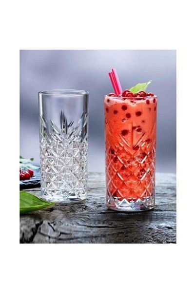 Paşabahçe 520205 Timeless 4-Piece Soft Drink Cup -365 Cc