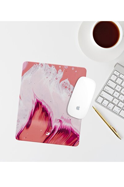 Özer Store Renkli Bilek Destekli Dikdörtgen Mouse Pad Mouse Altlığı