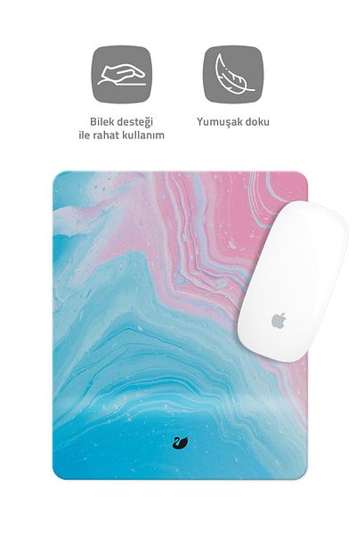 Özer Store Colorful Wrist Support Rectangular Mouse Pad Mouse Pad