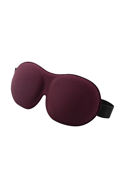 Viscofoam Sleeping Goggles Sleeping Headband 3D Sleeping Goggles Claret Red