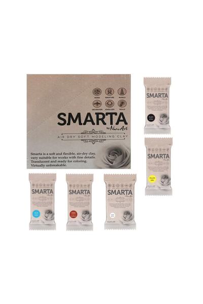 Smarta Modelleme Hamuru Okul Seti 5x50gr