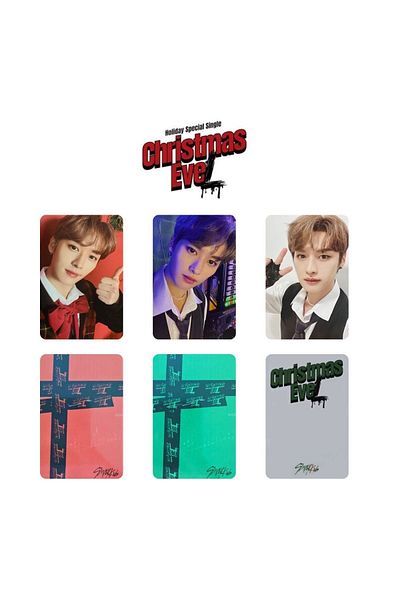 Kpop Dünyasi مجموعة بطاقات ألبوم Stray Kids Lee Know ''Christmas Eve''