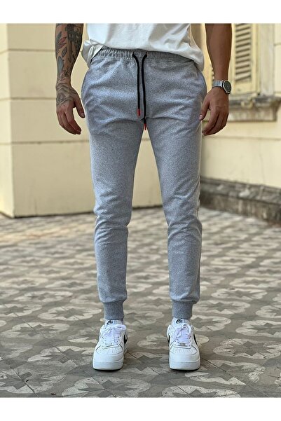 Genel Markalar Unisex Spor Eşofman Altı Gri Renk