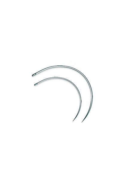 serpildüğme Eğri El Iğnesi 3 Adet (2 Büyük 1 Adet Küçük)