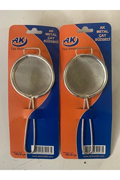 Genel Markalar Panmaz Metal Çay Süzgeci 2li Çelik Gümüş