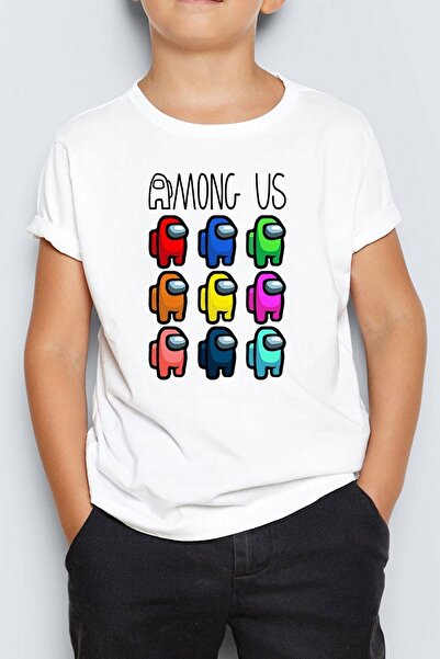 Morinna İm Ανάμεσά μας εμπριμέ Unisex Παιδικό T-shirt Mr-02