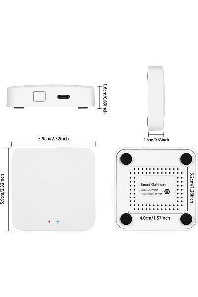 Berlinshop Teekar Tuya Zigbee Hub - Smart Home 3.0 Gateway, Smart Devices Compatible, App U