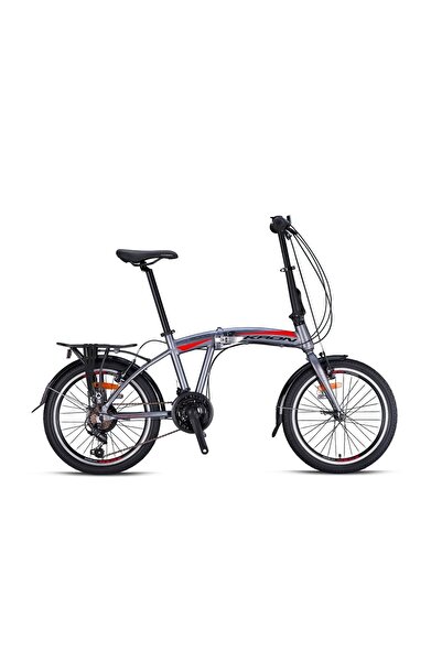 Kron Fd 2000 - 20 Mtb - 21 Vites - V.b. (papuç Fren) - Füme-kırmızı (aleminyum Bagaj/pvc Çamurluk)