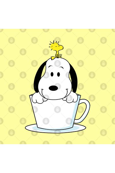 Pixxa Snoopy In Tea Cup Mug