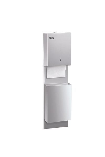 Palex (un-ev) Chrome Combined Set Square Paper Towel Holder (towel Dispenser) (400 Ka.kapsite) 430 Kal.3800-0