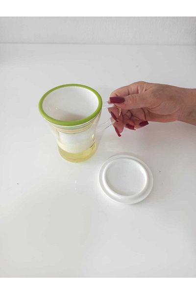 Universal Mug Cup Herbal Tea Self-Straining Thermal Cup 3 Pieces with Lid