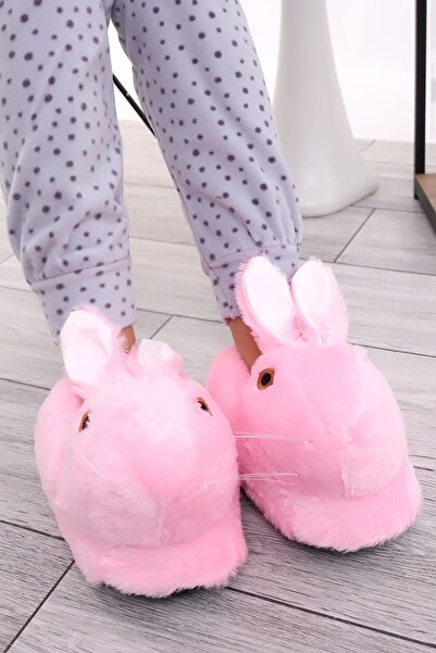 Wordex Animal H12 Rabbit Winter Slippers Indoor Silent Base Slippers