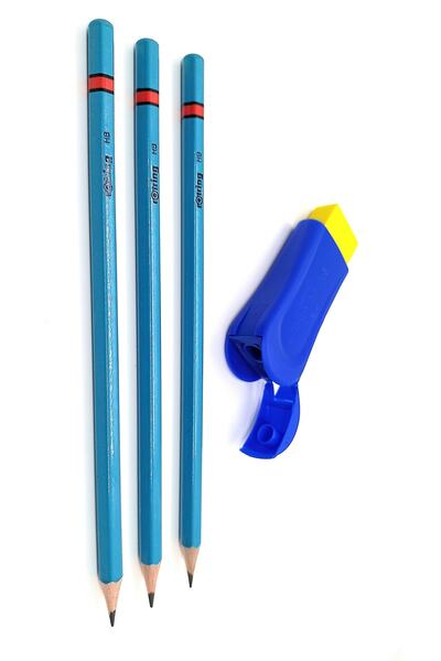 Faber Castell Pencil Sharpener with Eraser and Rotring Pencil Set