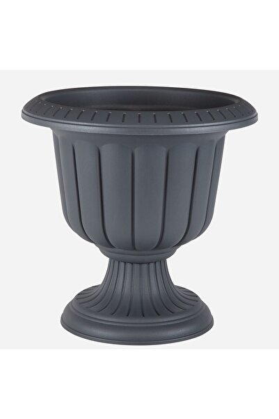SERİNOVA Znkstore Nergiz Saksı Dekoratif Antrasit Renk 25,3 Lt