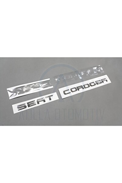 Fabrikasyon Seat Cordoba 6k 6l 1998-2010 Uyumlu  Bagaj Yazısı Takım Krom