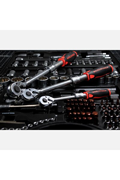 Genel Markalar Worldforce Lokma Takımı 156 Parça S-Ultra 1/4''-3/8''-1/2'' Uz...