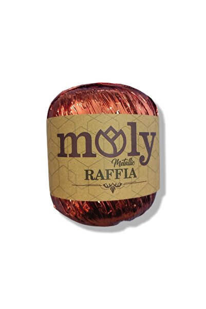 Moly Metalik Raffia Çanta Supla Runner Fantazi Rafya Ip 50gr