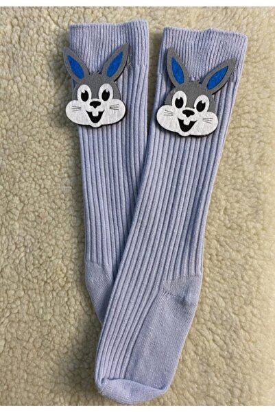 ÖZKARDEŞLER BABY جوارب ركبة للأطفال من اللباد على شكل أرنب غامض
