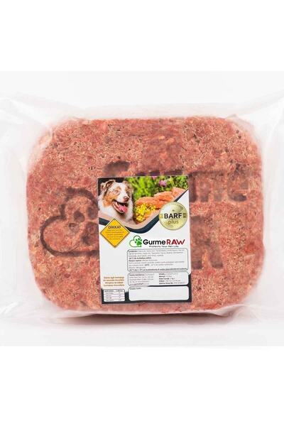 GurmeRAW Barf Plus - 20 kg Çiğ Köpek Maması Barf - (1kg’lık Porsiyonlar Halin...
