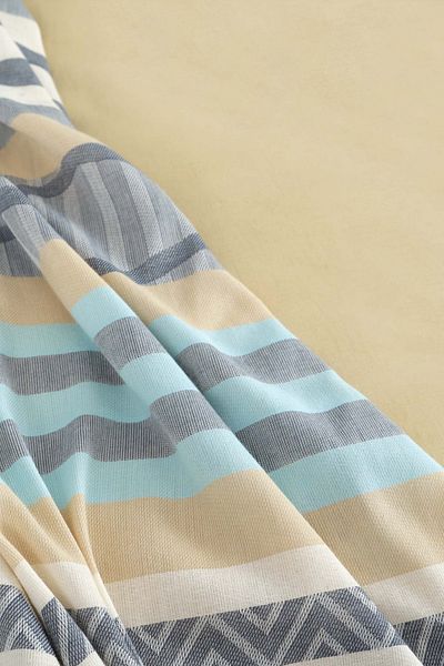 Karaca Home Basic Indigo-beige Σετ Παπλωματοθήκη Διπλής Όψης Πικέ