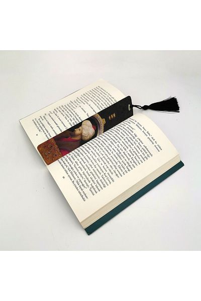BAKSEPETE Fatih Sultan Mehmet Printed, Tasseled Bookmark (gift Bookmark, bookmark-097)
