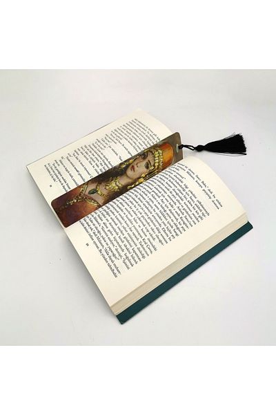BAKSEPETE Turkish Girl Printed Tasseled Bookmark